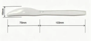Disposable Small Plastic Knife PP Food Grade Knife