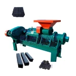 Automatic peanut shell coal rod extruder, rod-shaped cubic sawdust forming machine, coal rod briquetting machine