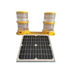 TY2KD L-864 LED Dual Medium Intensity  Solar Powered Obstruction Light (Type B)