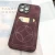 Import for iphone 14 pro max pu leather phone case with card holder from China