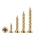 Import China Wholesale Self Tapping Chipboard Screw C1022 Yellow Zinc Plated Chipboard Screw,Yellow screw from China