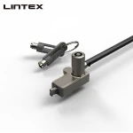 Laptop Computer Security Keyed Lock with Push Lock (RL208)