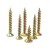 Import China Wholesale Self Tapping Chipboard Screw C1022 Yellow Zinc Plated Chipboard Screw,Yellow screw from China