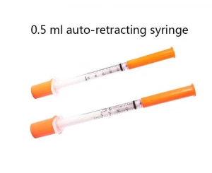 Disposable Medical Plastic 1ml 3ml 5ml Sterilie Injection Syringe with Needle
