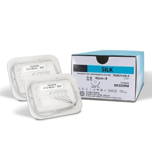 Non Absorbable Needled Suture Silk