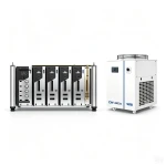 5kW 1080nm Fiber Laser Module with Supporting Industrial Water Chiller, Fiber Laser Cooling System