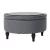 Import 32"Tufted Round Storage Cocktail Ottoman from China