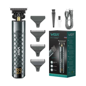 VGR V-077 Hair Cut Machine Professional Barber Clippers Electric Hair Clipper Cordless Hair Trimmer for Men