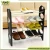 Import Easy assemble light weight stackable shoe rack with Black color(FH-SR0064) from China