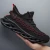 Import 2020 sports style casual men's shoes flying woven fish scale pattern men's running shoes hiking shoes sports shoes from China