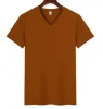 Men's V Neck T Shirt 100% Cotton