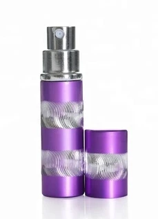 High quality empty pocket aluminum perfume spray bottle