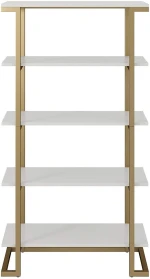 Modern Double-Sided Retail Display Shelf | Luxury Metal & Wooden Store Display Rack | Custom Supermarket & Boutique She