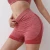 Import Honey hip shorts Women's high waist quick dry seamless tight hip three point fitness pants sports yoga shorts from China