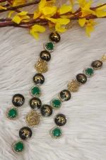 sabyasachi jewelry animal & birds design cubic zirconia ad jewelry necklace sets