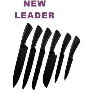 Amazon fashionable Non-stick coating kitchen knives Chef knife set