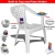 Import Plastic Stack Chair with Cup & Plate Holder from Canada