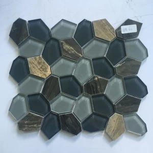Glass Mosaic Tile irregular shape