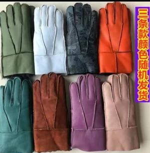 women's cashmere long gloves