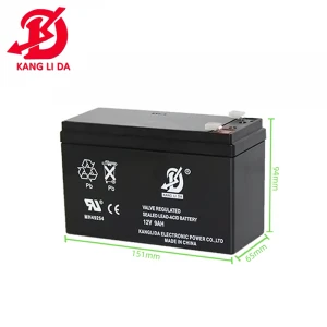 kanglida battery 12v9ah lead acid battery for Inflatable model free maintenance battery