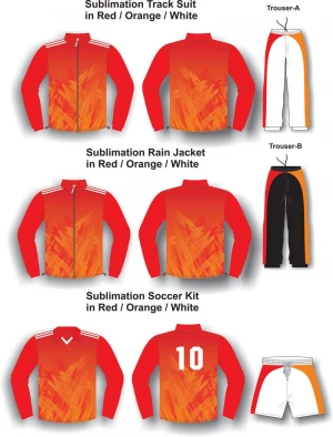 Track Suits Made of Polyester Fully Sublimation