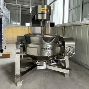 Stainless steel tilting industrial cooking kettle jacketed kettle for jam