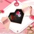 Import Customized Heart Shaped Boutique Packaging Box With Ribbon Tie from China