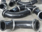 UHMWPE Wear-Resistant Pipe Fittings, Ultra High Molecular Weight Polyethylene Elbows & Straight Pipes, Flanged Anti-wea