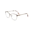 Gd Retro Popular Double Color Design Women Metal Eyeglasses Frames Optical Eyewear