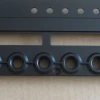 custom CNC milling Aluminum chassis component, for medial equipment, Black anodize finish