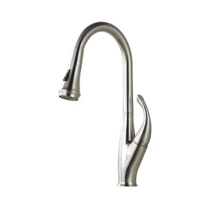 SS304 Stainless Steel Pull out Bathroom Faucet Deck Mounted Tap