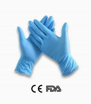 CE/FDA APPROVED DISPOSABLE NITRILE POWDER FREE EXAMINATON GLOVES FOR SALE WITH BEST PRICES