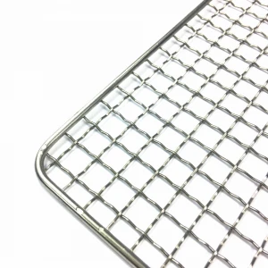 304 Food Grade Stainless Steel BBQ Grill Wire Mesh