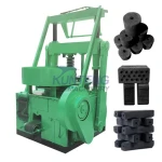 Automatic porous coconut shell charcoal palm shell carbon briquetting machine, honeycomb coal punching machine