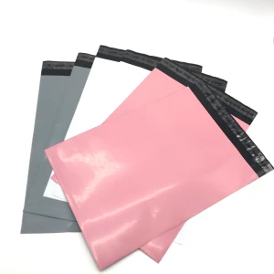 Factory Custom Postal Mailing Bag Coex Poly Mailers Professional Look Colored Outside Layer and Grey Inside Layer