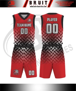Custom logo high quality sports sublimation basketball uniform in low price