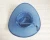 Import 1 color logo print blue nylon fold hat from China