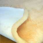 100% Fur Eco-friendly Smooth Baby Sheepskin Rugs Carpets and Rugs
