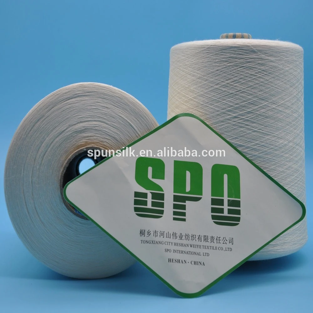 100% Mulberry Silk,Raw White,Ring Spun,Free Samples,Zhejiang Factory,140Nm/2 Silk Yarn On Cones For Scarf Weaving