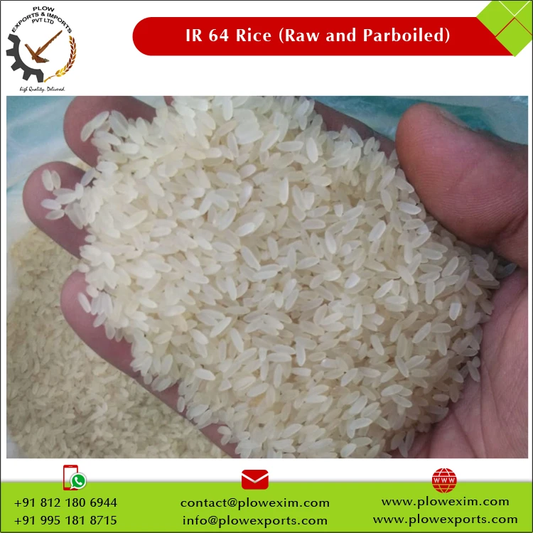 100% Quality Commitment Premium Quality IR64 Long Grain White Rice at Best Price