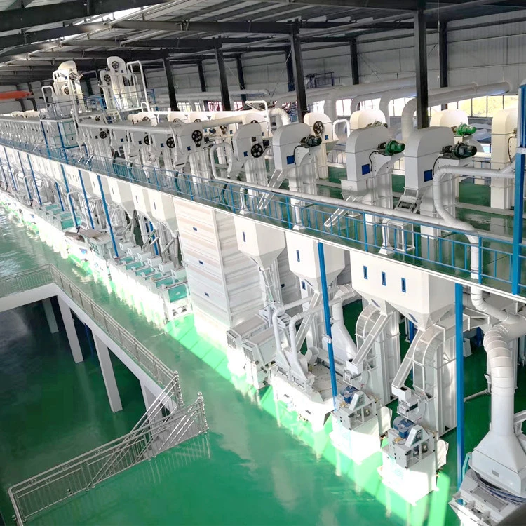 100TPD Completed Parboiled Rice Processing Plant Combined Rice Mill Plant Agriculture Rice Milling Machine Paddy Cleaner