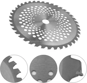 10inch 255mm 40T Hot Sale Carbide Tips Factory TCT Circular Saw Blade Brush Cutter Blade for Grass Cutting