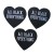 Import 10Pieces/lot ALL BLACK EVERYTHING  Ironing clothing badge heart embroidery Decal DIY sewing patch from China