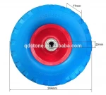10X350-4  solid hand truck wheel  PU Foam tyre      CE/BSCI/SGS