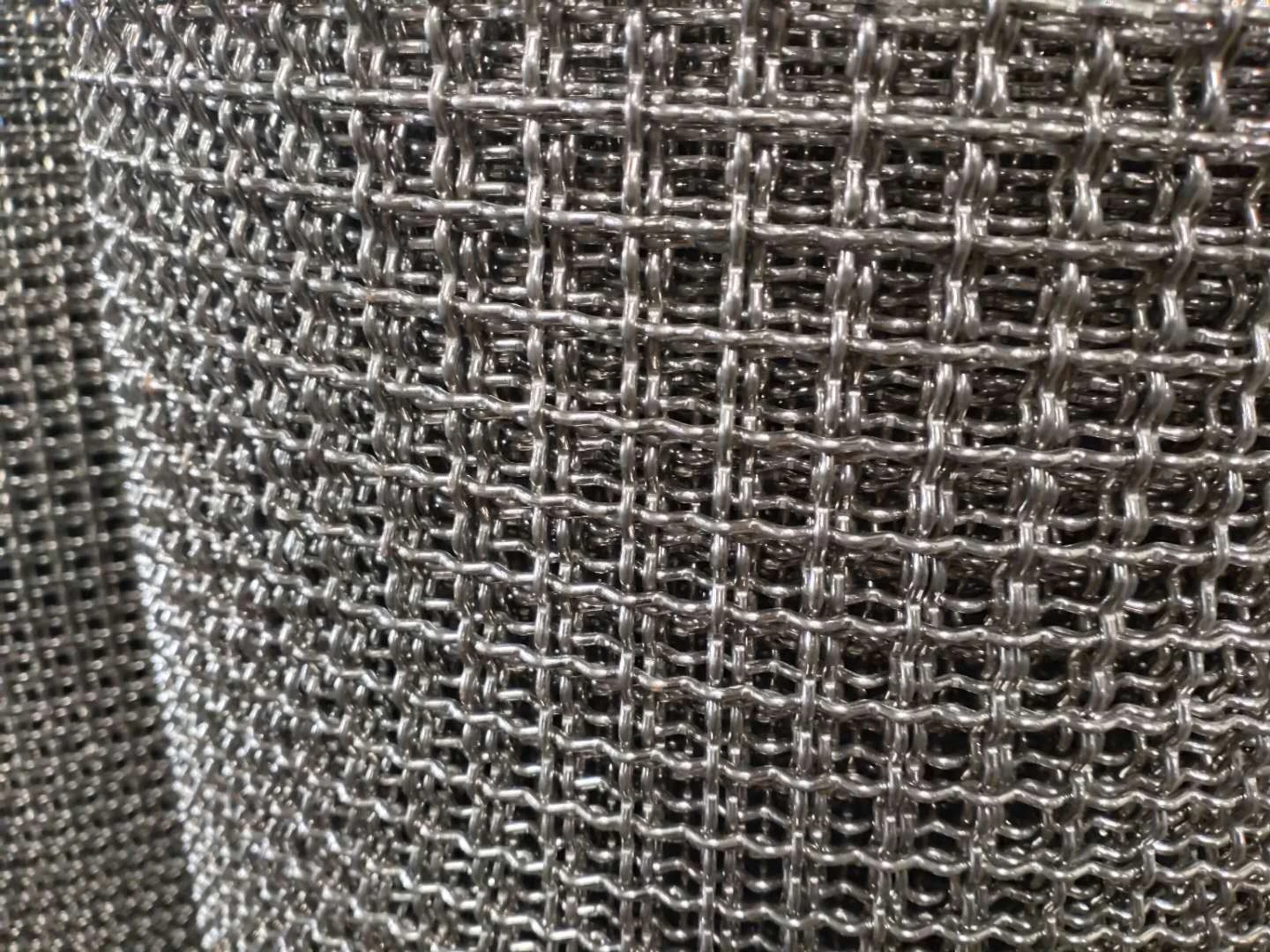 1/2 Inches Aluminum Crimped Wire Mesh For Mine 1m X 25m Size