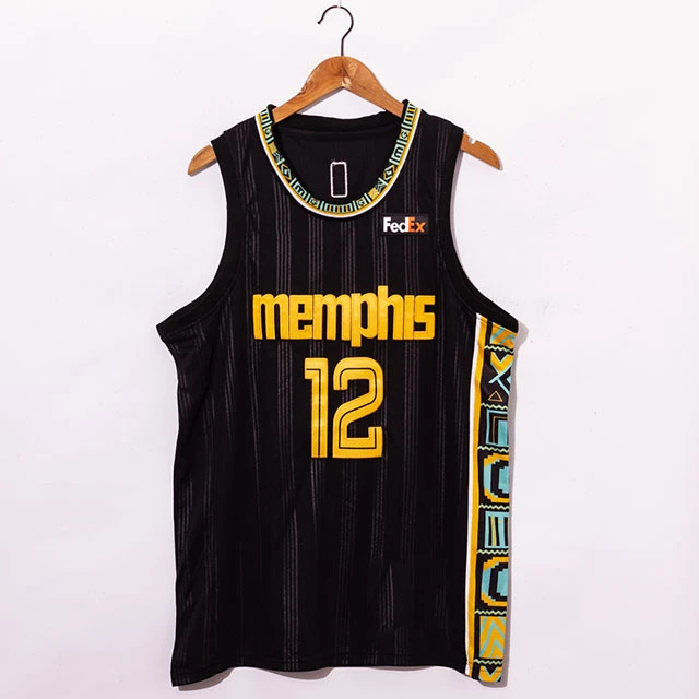 12 Morant wholesale high quality men embroidery Basketball jersey