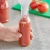 Import 12 oz Ring Neck Plastic Sauce Bottles Bulk Pack with screw lid 350ml Transparent Pet long neck round shape dressing bottles from China