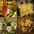 12M 100 led battery operated led copper wire fairy light string for Holiday Wedding Party christmas lights