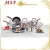 Import 12pcs stainless steel cookware set surgical stainless steel cookware 2.0L whistle kettle heat resistant silicon handle MSF-3014 from China