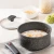 Import 1.3L Induction Cooking Pots With Lid Aluminum Milk Pot Sauce Pan Marble Coating Die Cast Nonstick Cookware Sets from China